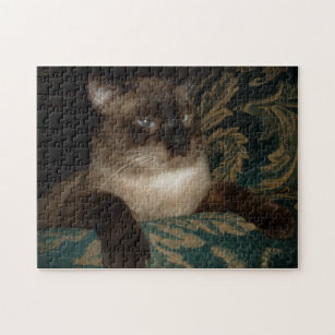 Quebra-cabeça Siamese Cat Portrait