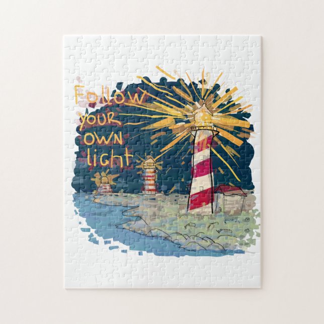 Quebra-cabeça Siga sua própria luz (Vertical)