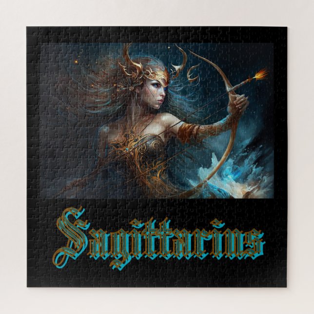 Quebra-cabeça Signo Zodiacal de Sagitário (Vertical)