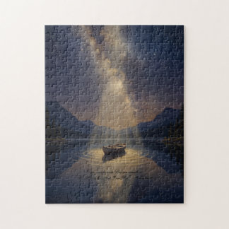 Quebra-cabeça Silent Lake & Starry Night Jigsaw Puzzle