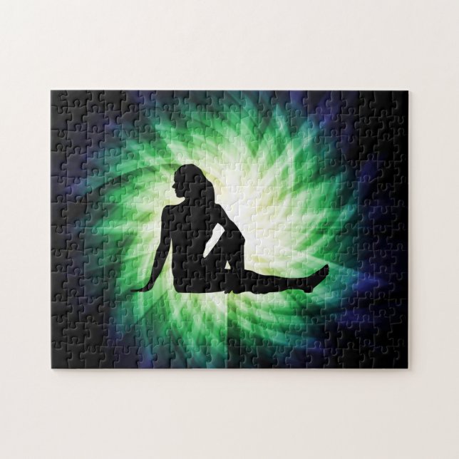 Quebra-cabeça Silhouette bonito (Horizontal)