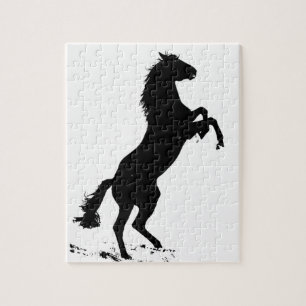Quebra-cabeça Silhouette de Cavalo de Criação