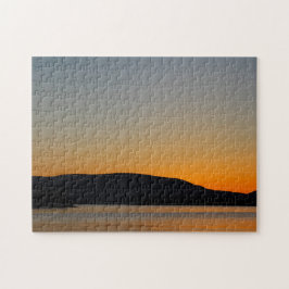 Quebra-cabeça Silhueta da montanha