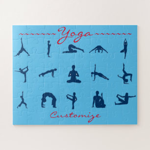 Quebra-cabeça Silhuette Yoga Poses Thunder_Cove