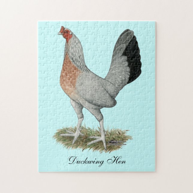 Quebra-cabeça Silver Ducking Game Hen (Vertical)