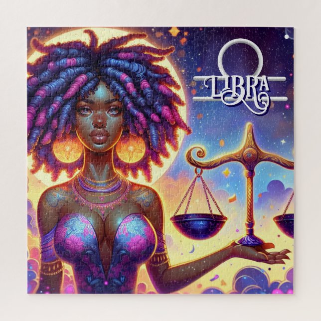 Quebra-cabeça Símbolo astrológico do horóscopo Libra Zodiac (Vertical)