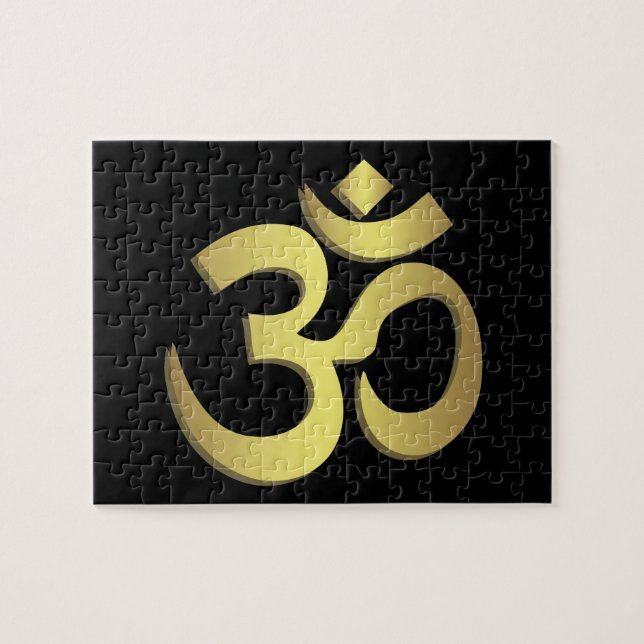 Quebra-cabeça Símbolo da ioga do OM (Aum) Namaste (Horizontal)