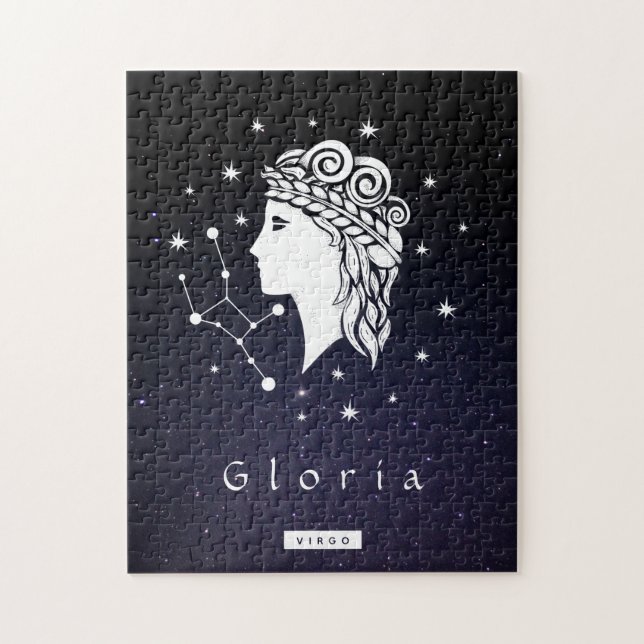 Quebra-cabeça Símbolo de Virgem Zodiac Birthday - Sinal de Estre (Vertical)