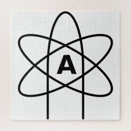 Quebra-cabeça Símbolo do ateísmo (Atom Emblem)