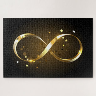 Quebra-cabeça Símbolo Infinity do ouro