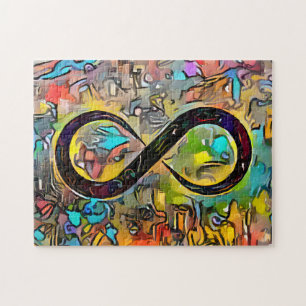 Quebra-cabeça Símbolo Infinity Neurodiversidade de Sensibili