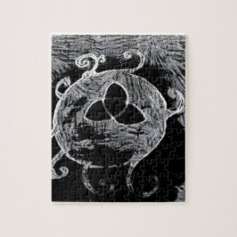 Quebra-cabeça símbolo wiccan das bruxas