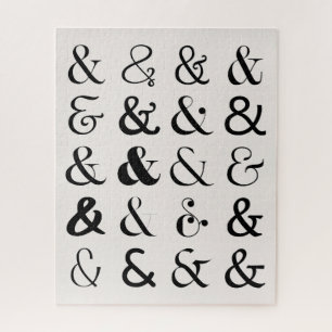 Quebra-cabeça Símbolos Ampersand