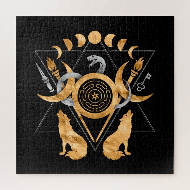 Quebra-cabeça Símbolos de Hecate (Vertical)