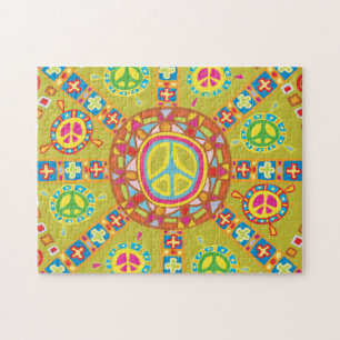 Quebra-cabeça Símbolos de Paz Design