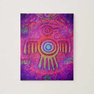 Quebra-cabeça Símbolos psicadélicos