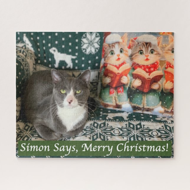 Quebra-cabeça Simon Diz, Feliz Natal! (Horizontal)