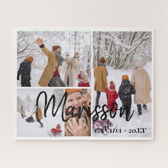 Quebra-cabeça Simple Family Photo (Horizontal)