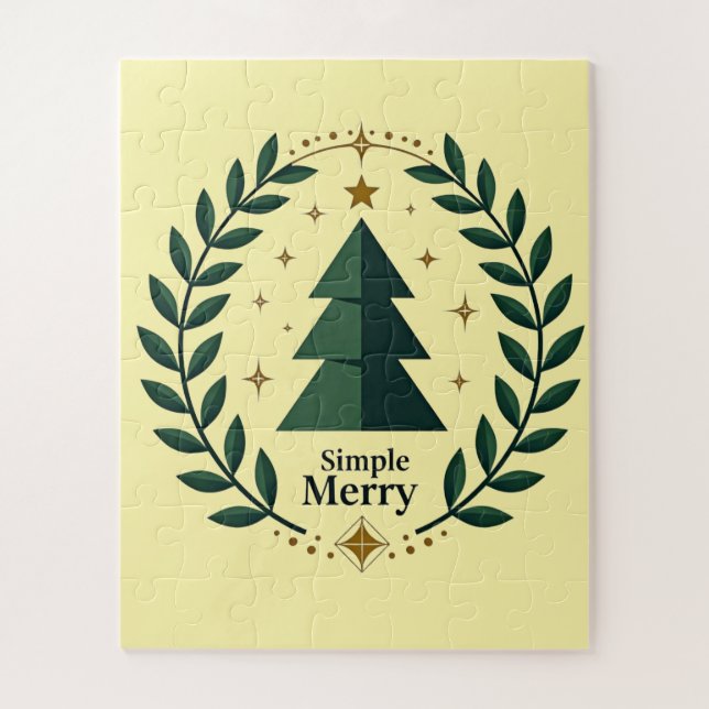 Quebra-Cabeça "Simple Merry" (Vertical)
