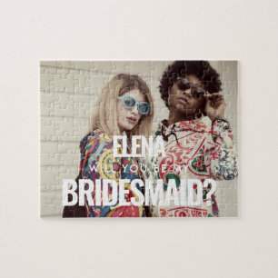 Quebra-cabeça Simple minimalist photo Will you be my bridesmaid