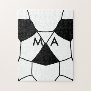 Quebra-cabeça Simple monogram add your name letter man minimal t