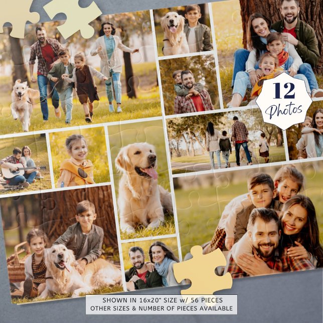 Quebra-cabeça Simples Colagem de Fotos 12 (Criador carregado)