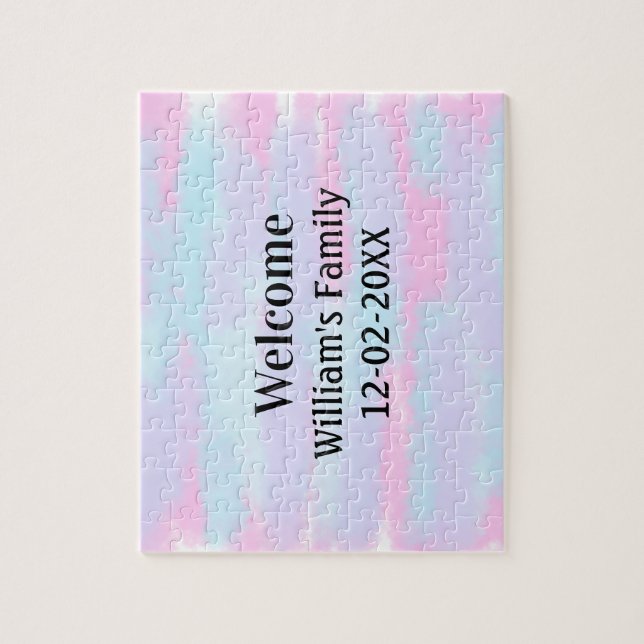 Quebra-cabeça simples logotipo monograma mínimo personalizado be (Vertical)