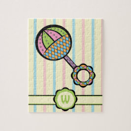 Quebra-cabeça simplesmente doce do chocalho