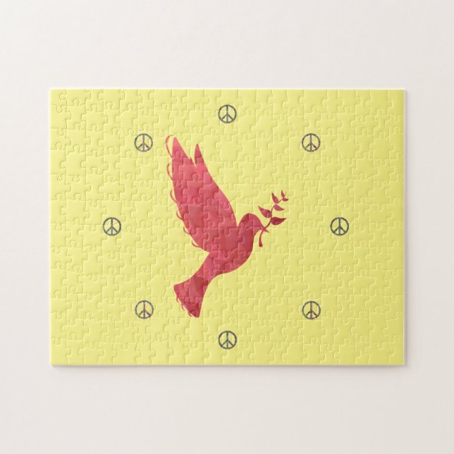 Quebra-cabeça Sinais de Dove e Paz (Horizontal)