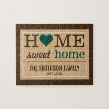 Sinal de boas-vindas da família Home Sweet Persona