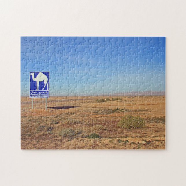 Quebra-cabeça Sinal de Camelos, Tunísia 252-pc (Horizontal)