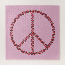 Quebra-cabeça Sinal de paz rosa