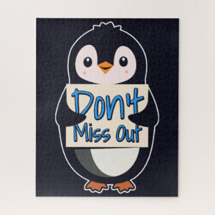 Quebra-cabeça Sinal de Pinguim Não Perca