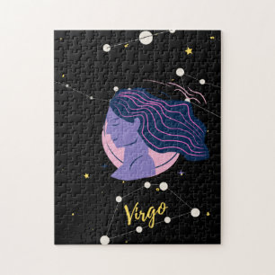 Quebra-cabeça Sinal de Virgo Zodíaco no espaço