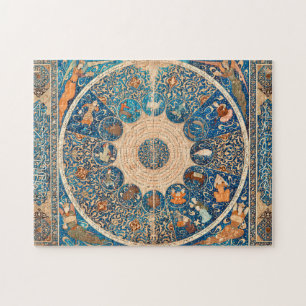 Quebra-cabeça Sinal de Zodiac Mapa Celestial de Vintagem