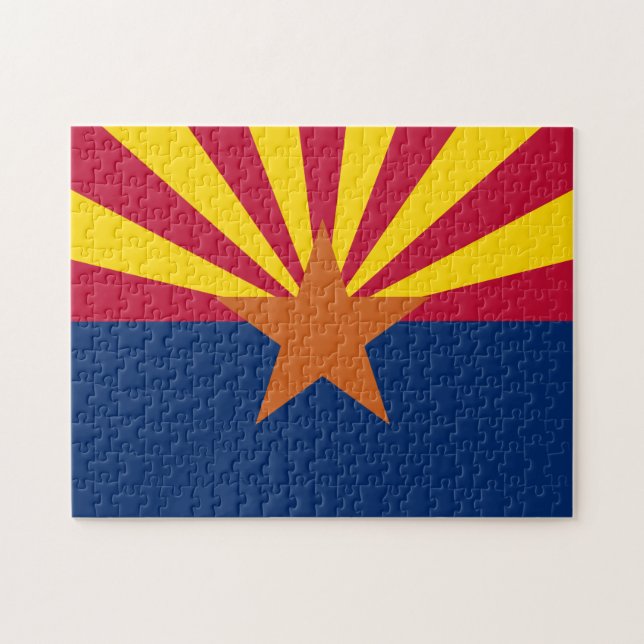 Quebra-cabeça Sinalizador de arizona: Definindo Star Sun, O Esta (Horizontal)