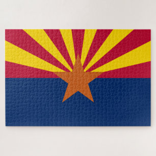 Quebra-cabeça Sinalizador do Estado da arizona