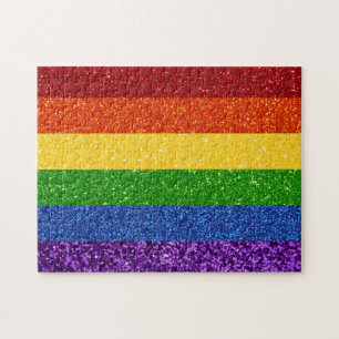Quebra-cabeça Sinalizador do Orgulho Arco-Íris LGBT