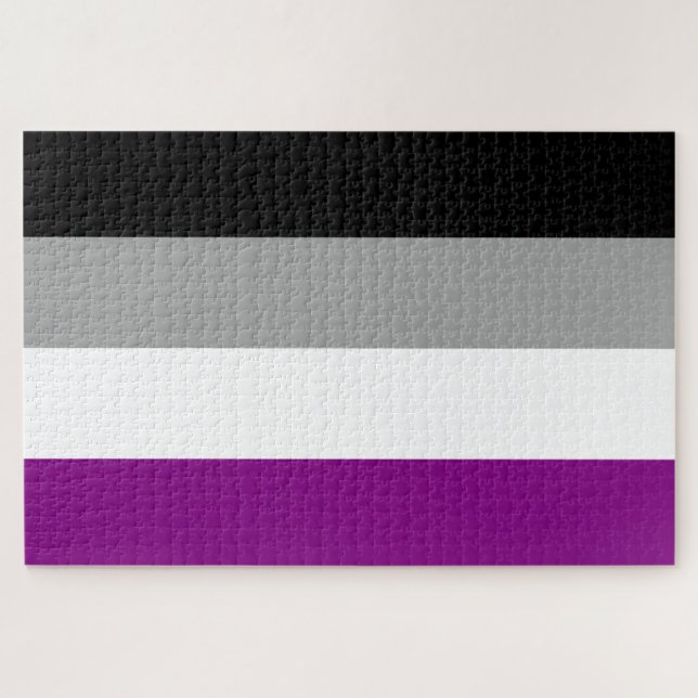 Quebra-cabeça Sinalizador do Orgulho Asexual (Ace) (Asexualidade (Horizontal)