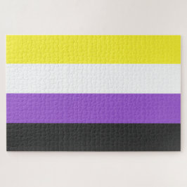 Quebra-cabeça Sinalizador Enby (Orgulho Não-Binário)