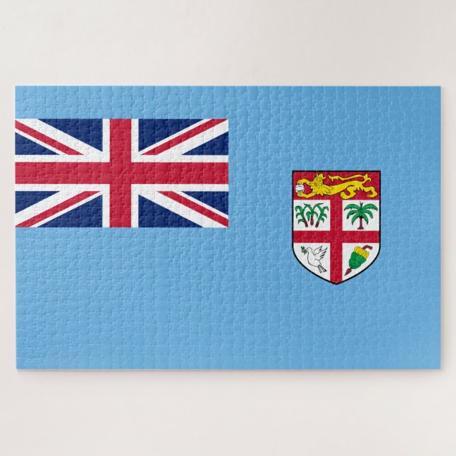 Quebra-cabeça Sinalizador Fijiano (Fiji) (Horizontal)