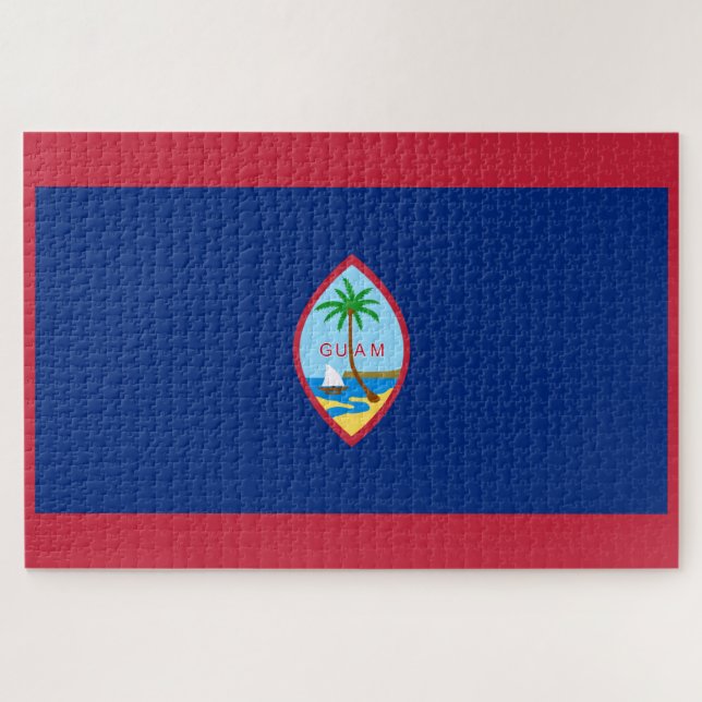 Quebra-cabeça Sinalizador Guam (Horizontal)