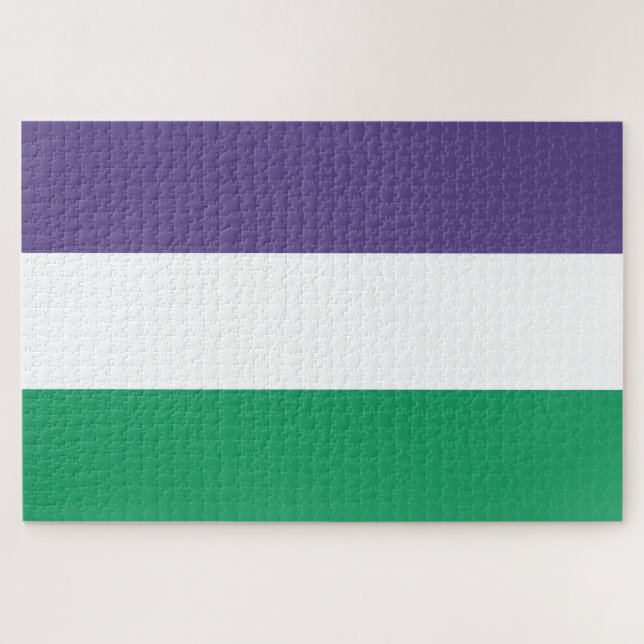 Quebra-cabeça Sinalizador Suffragette (Horizontal)