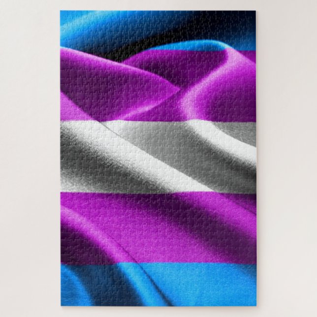 Quebra-cabeça Sinalizador Transgênero (Vertical)