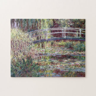 Quebra-cabeça Sinfonia de ponte japonesa em Rosa Monet Fine Art