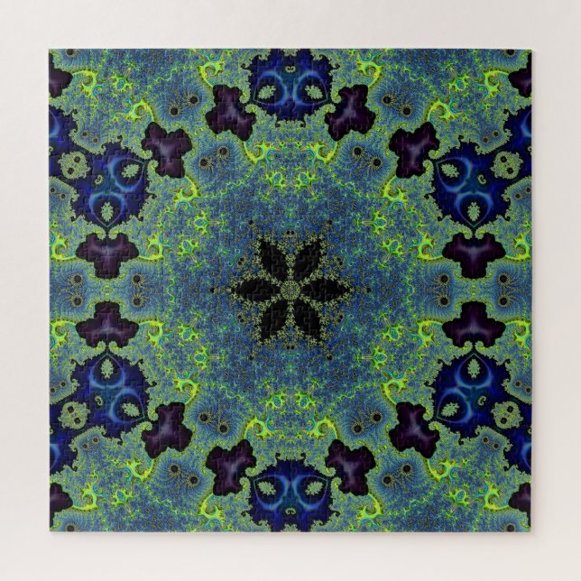 Quebra-cabeça Sinfonia Fractal Radiante (Vertical)