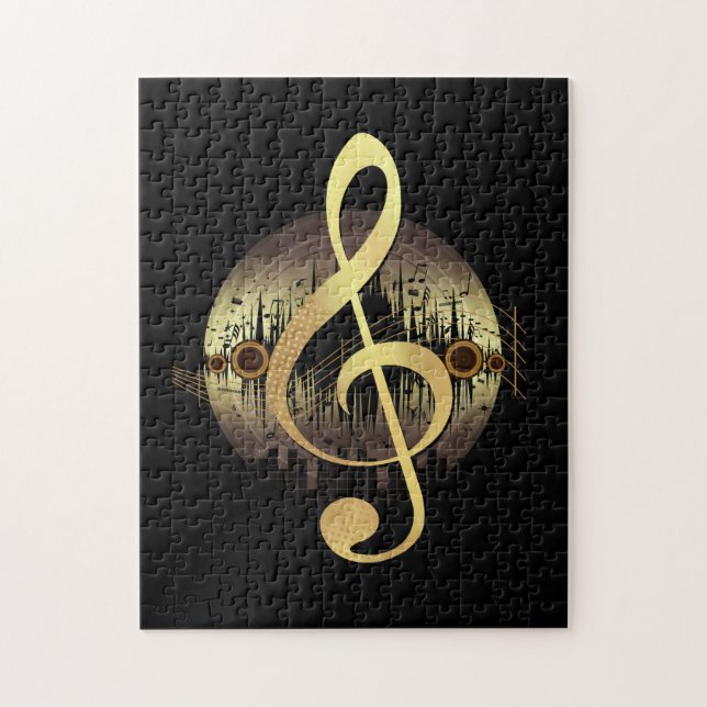 Quebra-cabeça Sintonia Deliciosa - Dourada (Vertical)