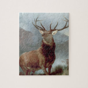 Quebra-cabeça Sir Edwin Landseer   Monarca do Glen, 1851