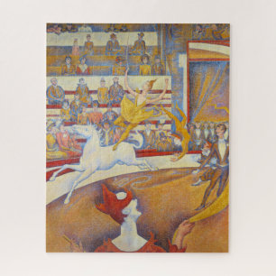 Quebra-cabeça Sircus de Georges Seurat - Vintage Art