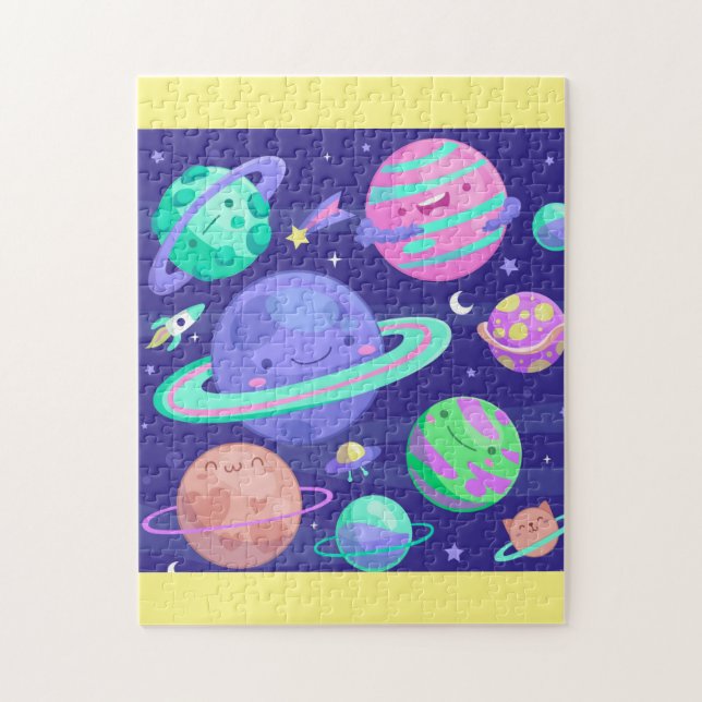 Quebra-cabeça Sistema Solar (Vertical)